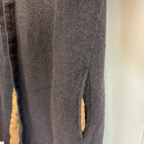 Soft Surroundings Womens Wool Lined Earthy Whimsigoth Boho Cloak Jacket Size L - Picture 9 of 12